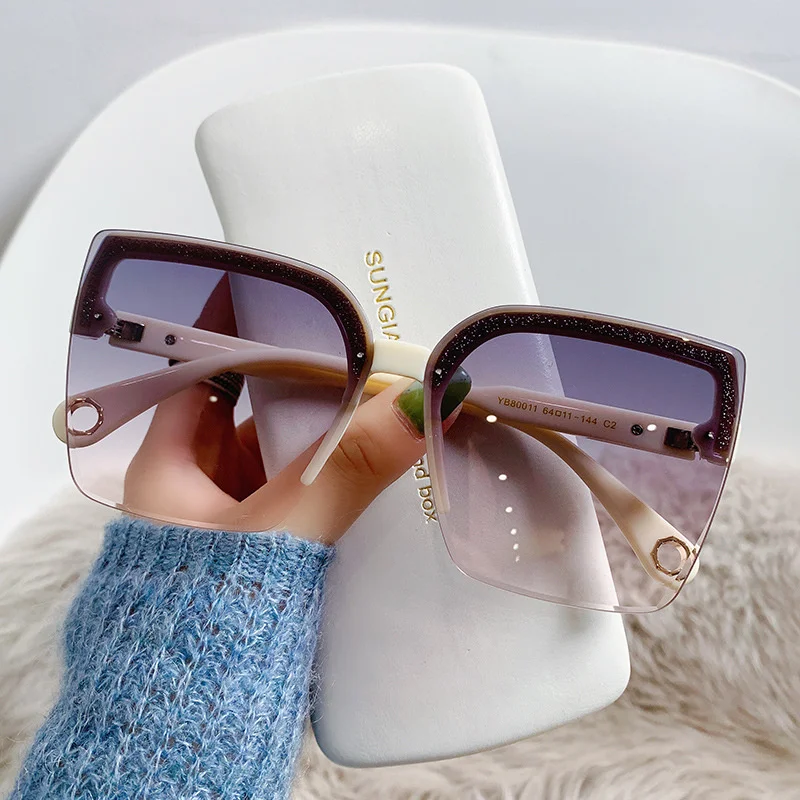 Vintage Outdoor Fashion - Lunettes de soleil surdimensionnées homme femme,
