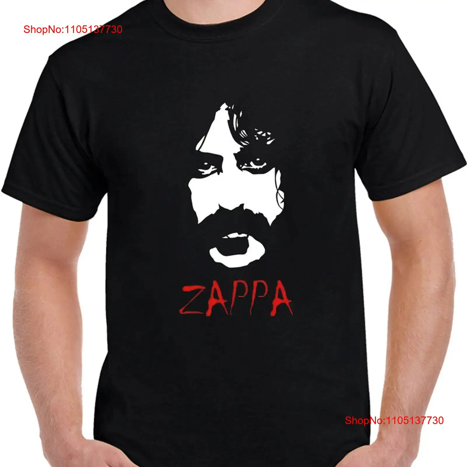 Vintage Fashion Jersey - Frank Zappa rétro t-shirt vintage lavé