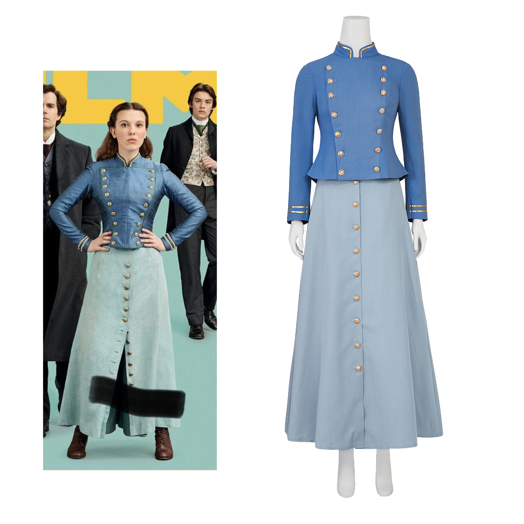 Film Cosplay Enola Holmes 2 Co - Vintage Fashion Dresses avis et prix