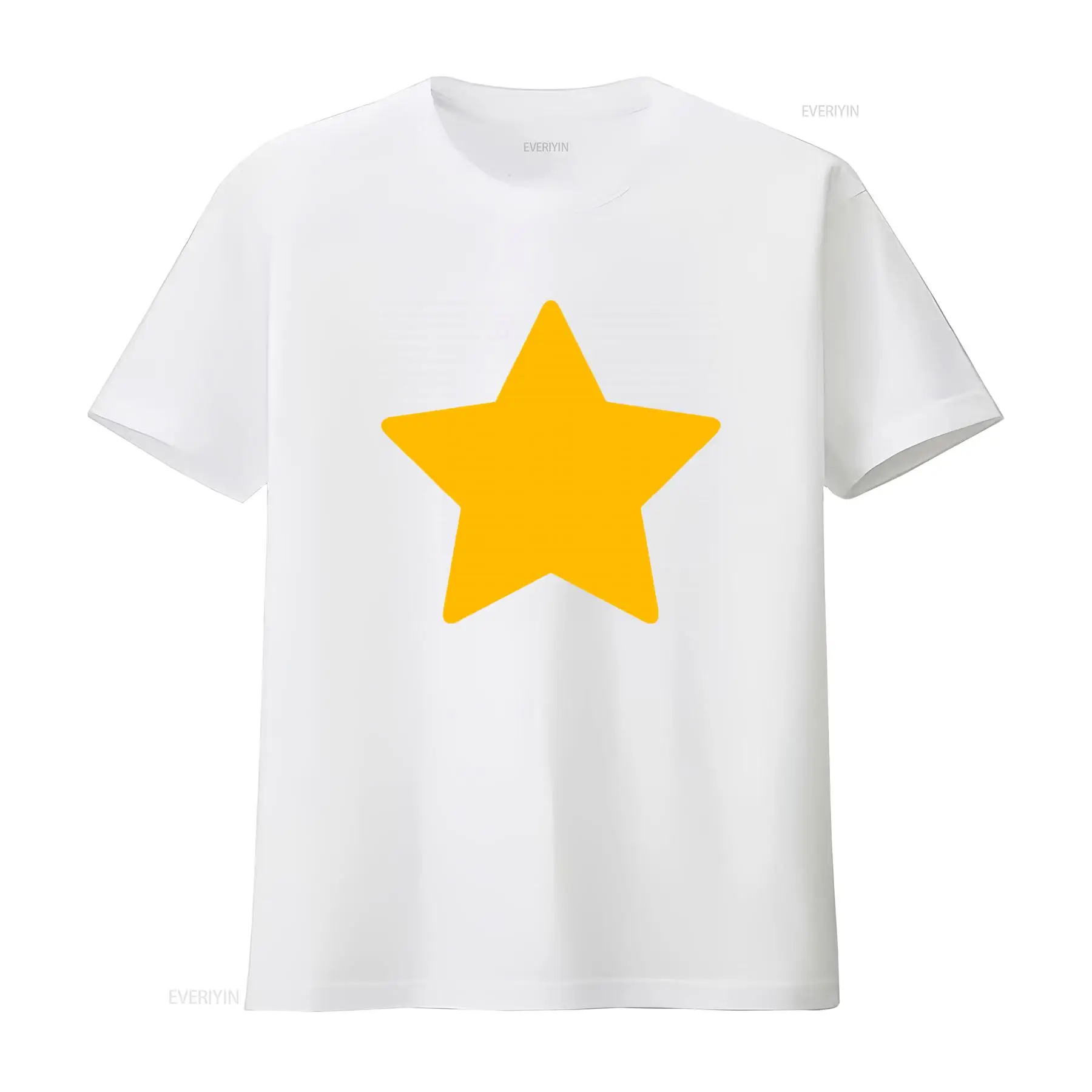T-shirt imprimé étoile jaune S - Vintage Fashion Jersey avis et prix