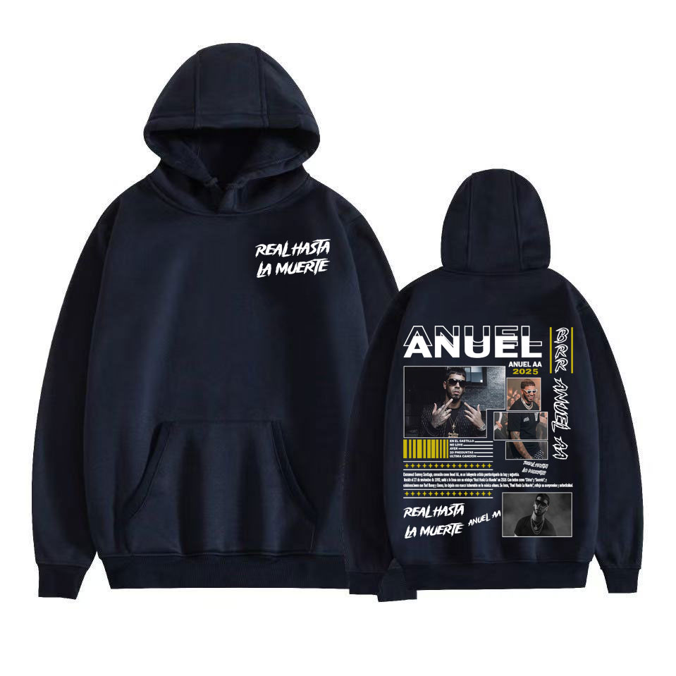 Anuel AA Real Hasta La Muerte  - Vintage Fashion La avis et prix