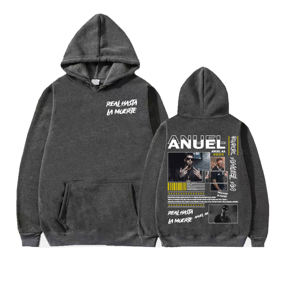 Anuel AA Real Hasta La Muerte  - Vintage Fashion La avis et prix